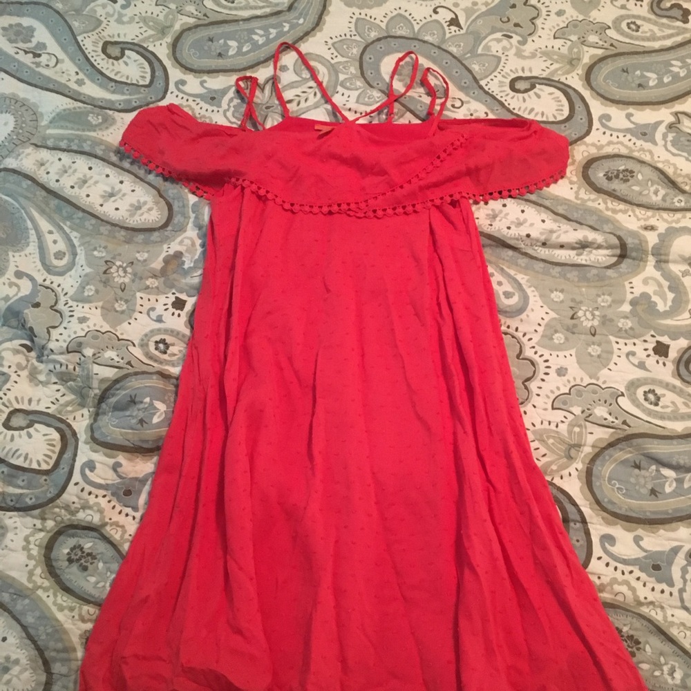 fun orange dress